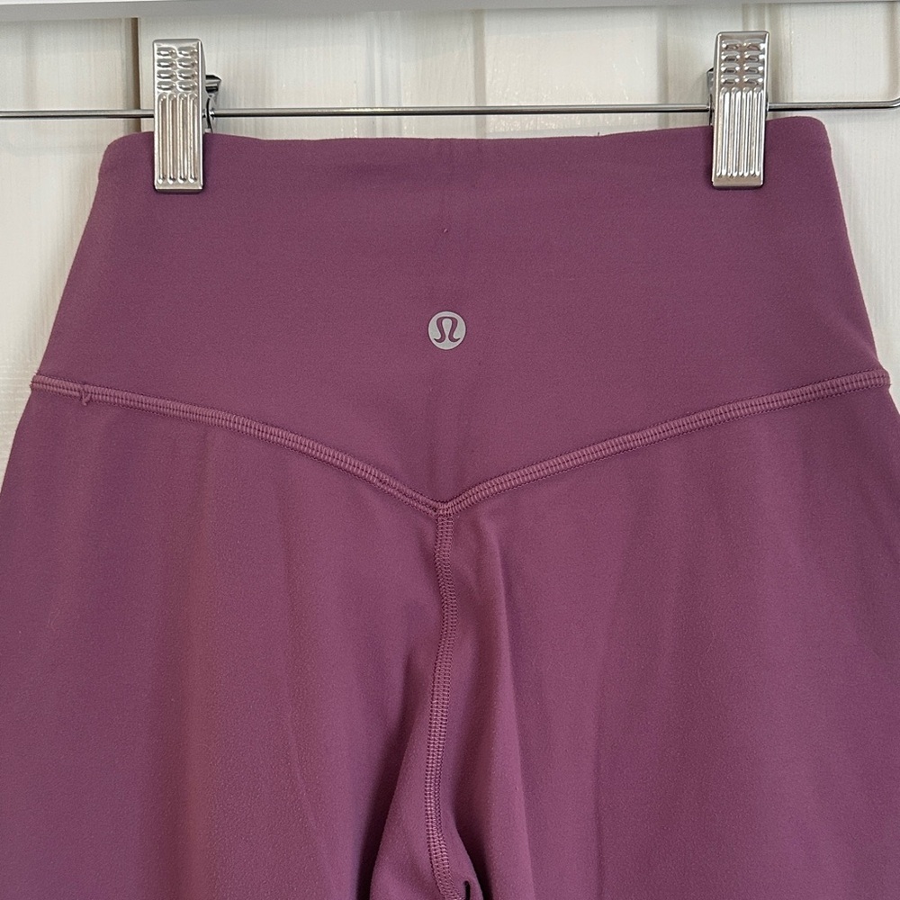 Lululemon Align High Rise Joggers Size 2 Plum Purple - Picture 6 of 10